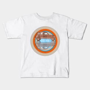 Renault 4 on Target brown Kids T-Shirt